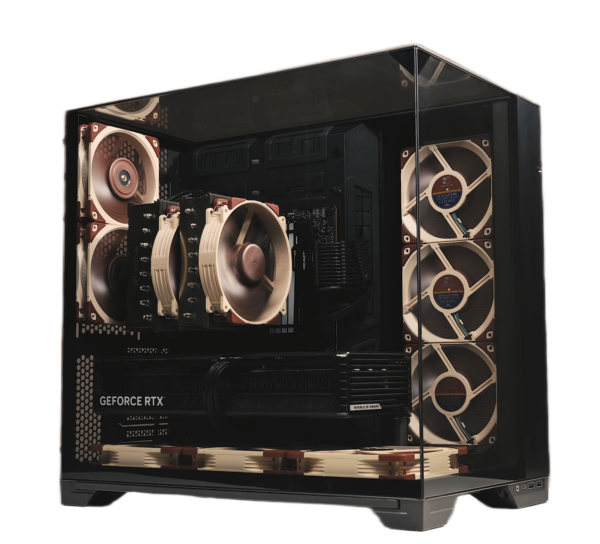 BLACKOUT PC BUILD | RTX 4080 SUPER Strix + Core i7 14700k