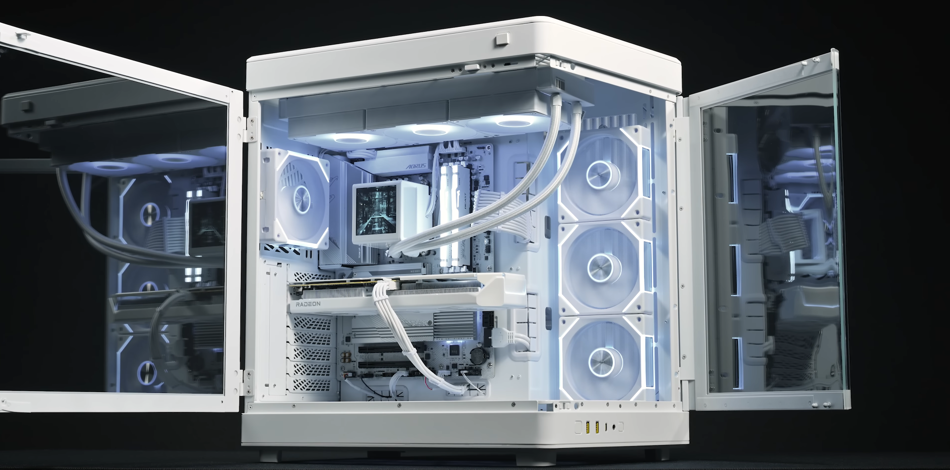 All-White Gaming PC | RX 9060 XT + AMD Ryzen 5 9600X: imagen 3