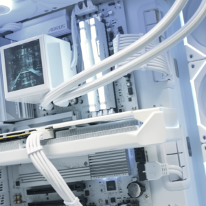 All-White Gaming PC | RX 9060 XT + AMD Ryzen 5 9600X: imagen 4