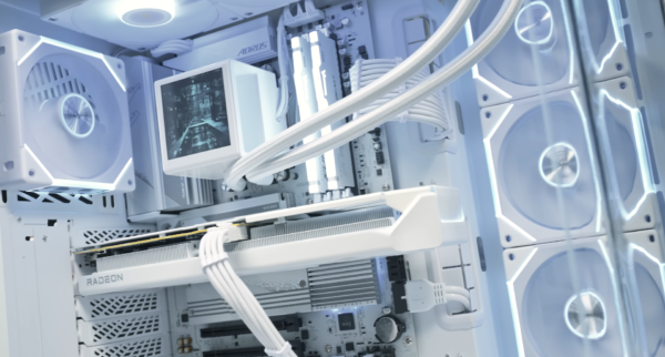 All-White Gaming PC | RX 9060 XT + AMD Ryzen 5 9600X